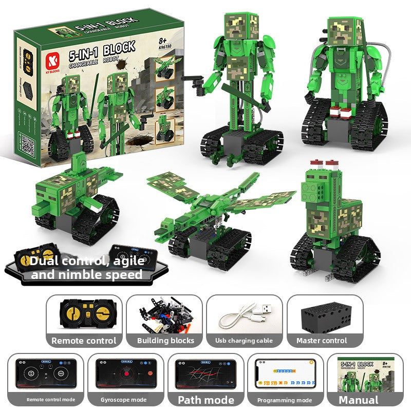 Programmable Remote-Control Block Robots