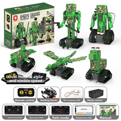 Programmable Remote-Control Block Robots