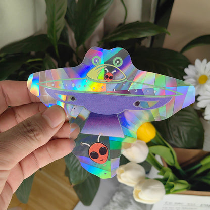 Sunshine Catcher Colorful Window Sticker Suncatcher Sun Rainbow Prism Glass Sticker