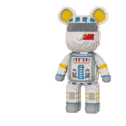 Large Bear & Rabbit Building Block Figures