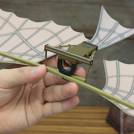 Da Vinci Aircraft Paper Model DIY Assembly Kit