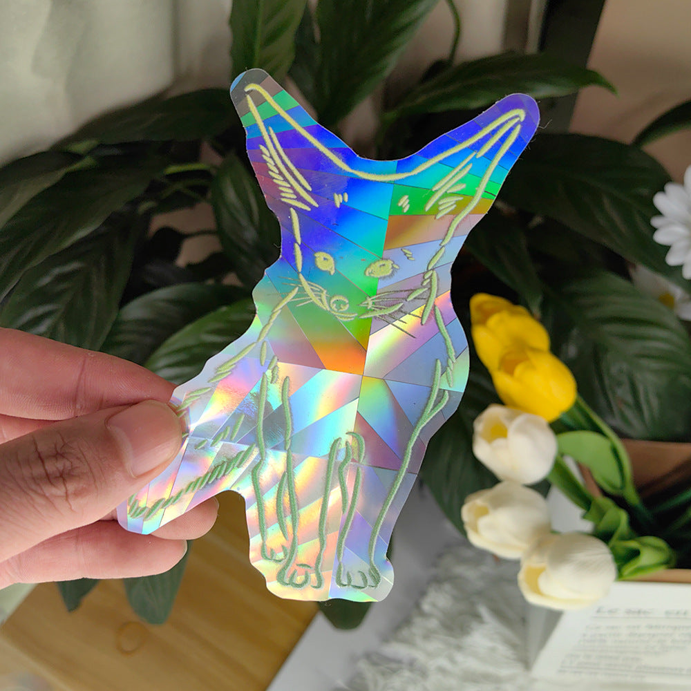 Sunshine Catcher Colorful Window Sticker Suncatcher Sun Rainbow Prism Glass Sticker