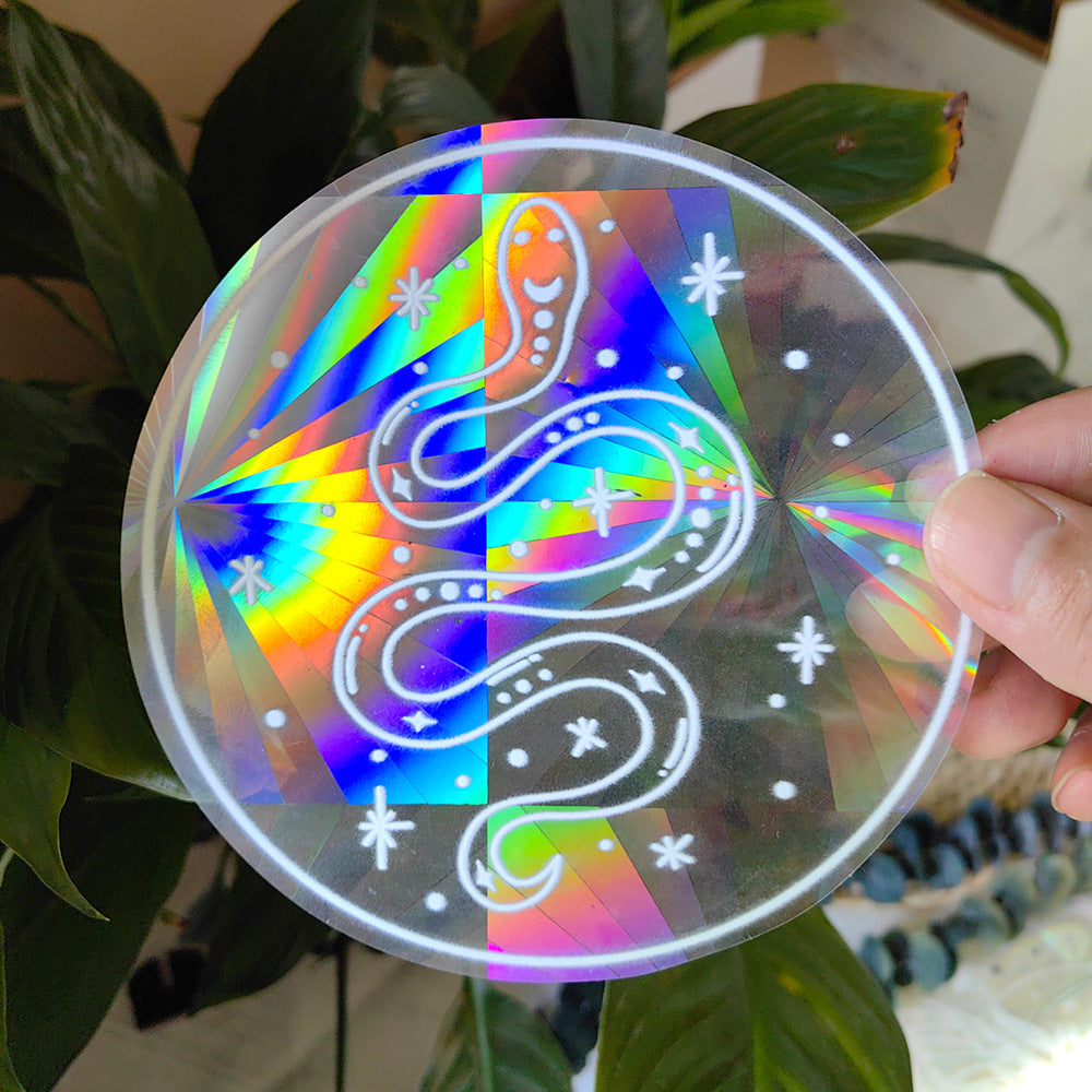 Sunshine Catcher Colorful Window Sticker Suncatcher Sun Rainbow Prism Glass Sticker