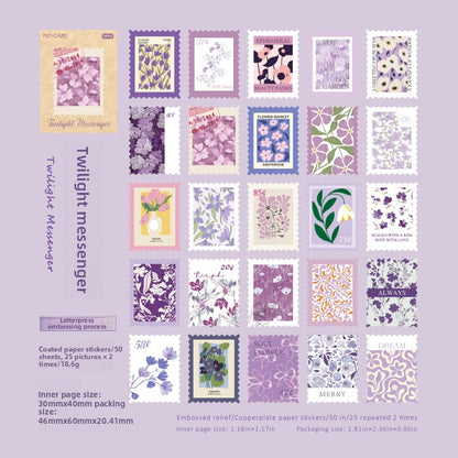 Pegatinas vintage florales en relieve