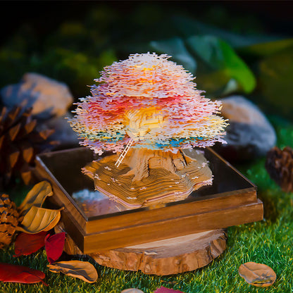 3D Paper Carving Sticky Note Block
