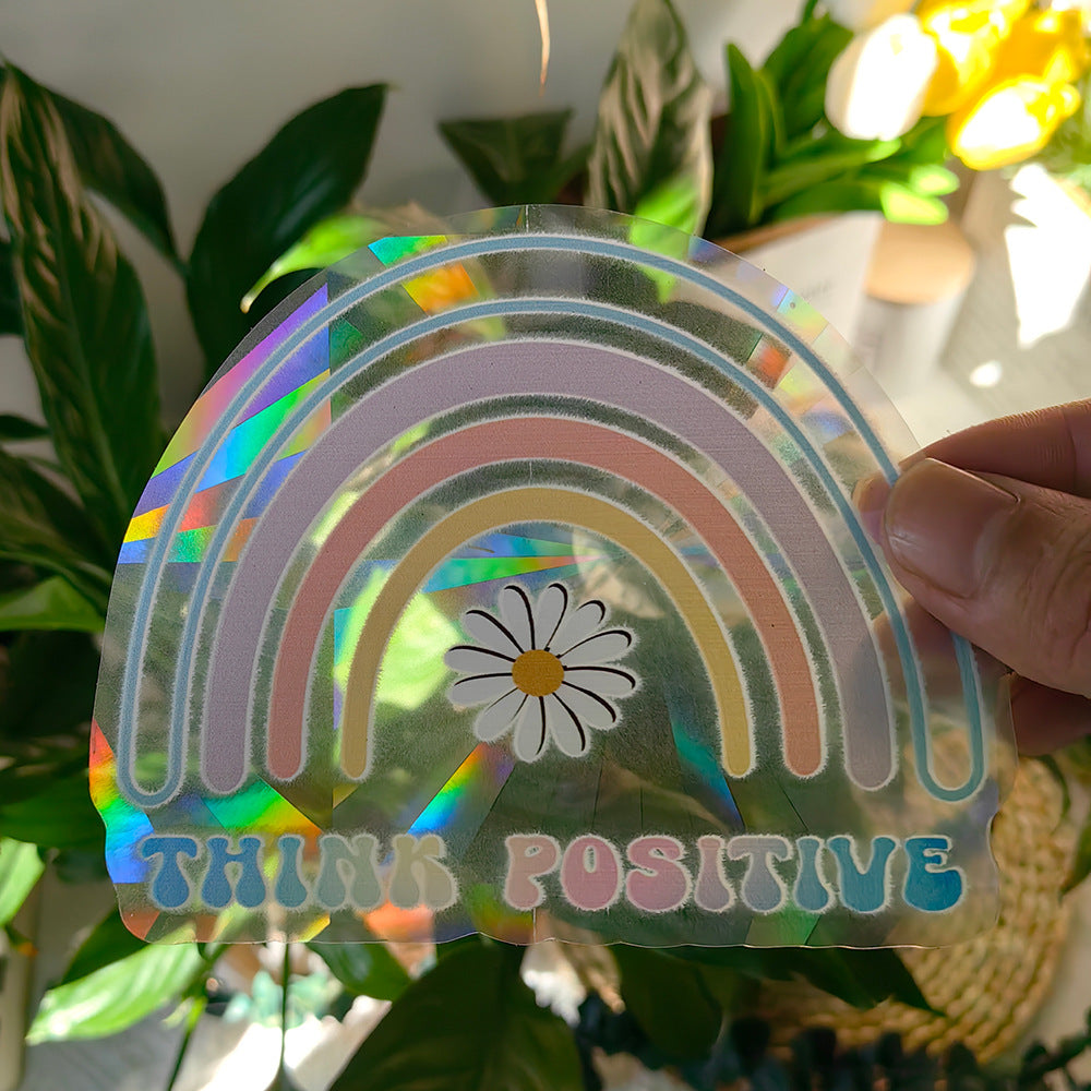 Sunshine Catcher Colorful Window Sticker Suncatcher Sun Rainbow Prism Glass Sticker
