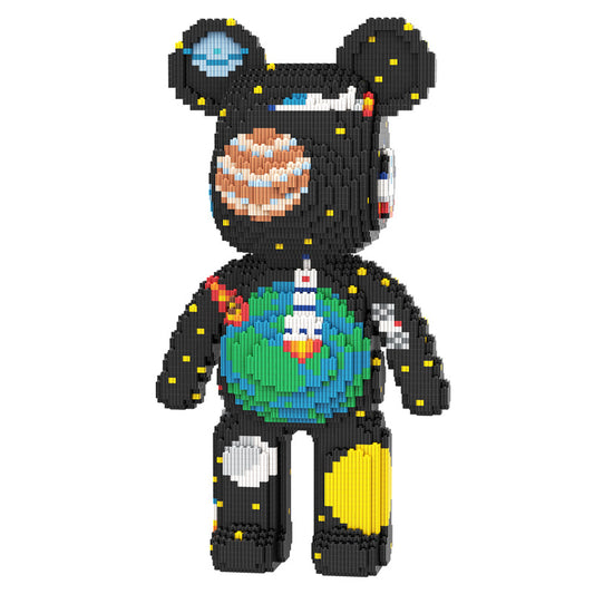 Large Bear & Rabbit Building Block Figures