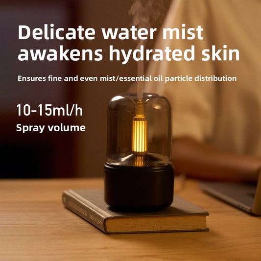 Candlelight Aroma Diffuser with Flickering Flame