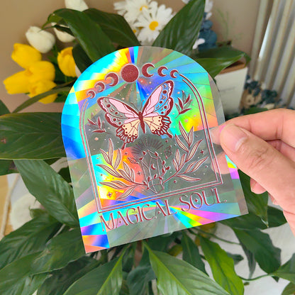 Sunshine Catcher Colorful Window Sticker Suncatcher Sun Rainbow Prism Glass Sticker