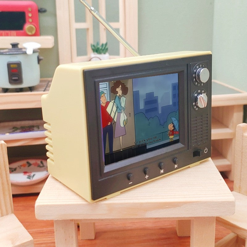Funktionierender Mini-Fernseher mit 8 GB Videowiedergabe