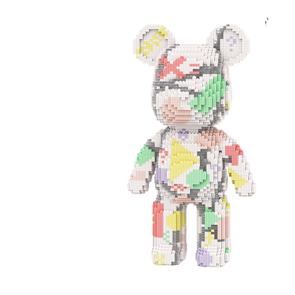 Large Bear & Rabbit Building Block Figures