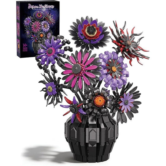 Building Block Flower Bouquet, 1853+ Pieces